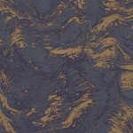 Tassotti Paper- Printed Marble Blue-Gold 19.5"x27.5" Sheet