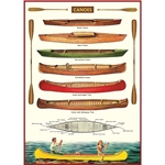 Cavallini Decorative Paper - Canoes 20"x28" Sheet