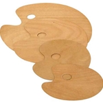Artist's Wooden Palettes, Oval