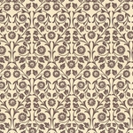 Carta Varese Florentine Paper- Brown Floral Vine 19x27 Inch Sheet