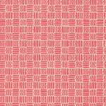 Carta Varese Florentine Paper- Red Lines and Zig Zags in Squares 19x27 Inch Sheet