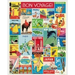 Cavallini Puzzles- Travel 1,000 Piece Puzzle
