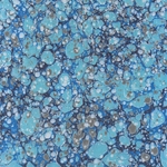 Handmade Italian Marble Paper- Stone Marble Sky Blue 19.5 x 27" Sheet