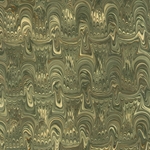 Handmade Italian Marble Paper- Soundwave Green 19.5 x 27" Sheet