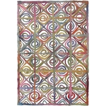 Amate Bark Paper from Mexico- Flowers Rainbow 15.5x23 Inch Sheet