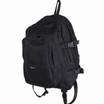 Hemp Deluxe Trekker Backpack- Black