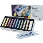 Schmincke Extra Soft Artists' Pastel Set- 10 Full Sticks + 1 XL White Stick