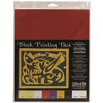 Mulberry Paper Block Printing Pack- Color Assortment "PLUS"