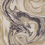 Nepalese Marbled Lokta Paper- Gold and Black on Natural