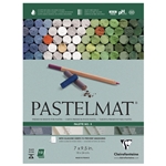 Pastelmat 12 sheet Pad - Dark Green, Light Green, Dark Blue, White