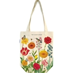 Cavallini Tote Bag- Flower Garden