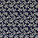 Chiyogami- Natural Ribbons on Indigo Blue 18"x24" Sheet