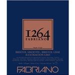 Fabriano 1264 Bristol Pads, Smooth, 14" x 17"