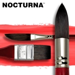 Nocturna Synthetic/Natural Squirrel Hair Watercolor Brushes - Round