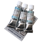 Schmincke Watercolor Supergranulating Colors- "Glacier" Set of Three 5ml Tubes