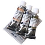 Schmincke Watercolor Supergranulating Colors- "Tundra" Set of Three 5ml Tubes