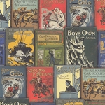 "Boy's Own" Vintage Book Covers- 19x5x27" Sheet