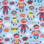 Superhero! Printed Paper- 19.5x27" Sheet