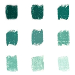 Roche Pastel Values Set of 9- Paris Green 6720 Series