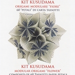 Tassotti Origami Kit- Kusudama Modular Origami "Flower" in Blue