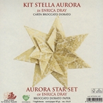 Tassotti Origami Kit- Aurora Star Set with Gold Brocade Paper