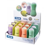 Milan Pastel Sharpeners with Erasers