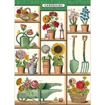 Cavallini Decorative Paper Sheets - Gardening