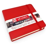 Talens Art Creation Sketch Books - Red, 4.72"X4.72"