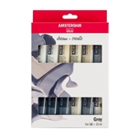 Amsterdam Acrylics Grey Set | 12 x 20 ml