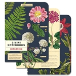 Cavallini Herbarium Mini Notebooks