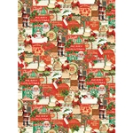 Cavallini Decorative Paper - Vintage Christmas 20" x 28" Sheet