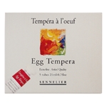 Sennelier Egg Tempera 5-Color Cardboard Set