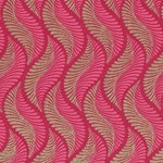 "NEW!" Printed Paper from India- Feathers in Gold and Pink on Red 20x30" Sheet