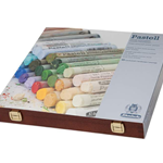 Schmincke Landscape Wooden Box Pastel Set 45