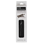 Pacific Arc Vine Charcoal- Box of 12 Assorted Sticks