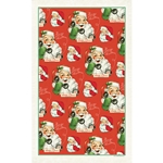 Cavallini Tea Towel - Telephone Santa