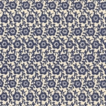 *NEW!* Carta Varese Florentine Paper- Vine Flower Blue 19x27 Inch Sheet