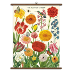 Cavallini Vintage School Chart - Flower Garden