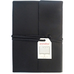 Journalino Grande- Black Leather (Lined Pages) 6x8"