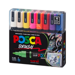 *NEW* Posca Acrylic Paint Marker Set- PC-5BR 16 Color Basic Set (Brush 1.0-4.0mm)