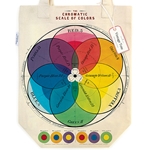 Cavallini Tote Bag- Chromatic Scale of Colors