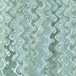 Tassotti Paper- Printed Marble Green Marbled 19.5"x27.5" Sheet