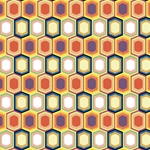 "NEW!!" Tassotti Paper - Optical Hexagons 19.5"x27.5" Sheet