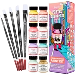 Angelus Acrylic Leather Paint Set - 13pc. Pastel Daydream