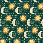 "Sun and Moon" rolled wrap 27" x 8' roll