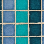 Batik Lokta Paper from Nepal- Squares in Blues 20x30" Sheet