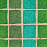 Batik Lokta Paper from Nepal- Squares in Greens 20x30" Sheet