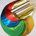 Circular Origami Folding Sheets- Aluminum Foil Colors 50 Sheets