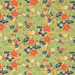 Blossoming Rose Garden on Green - 18"x24" Sheet