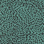 Fireworks in Blue on Black - 18"x25" Sheet